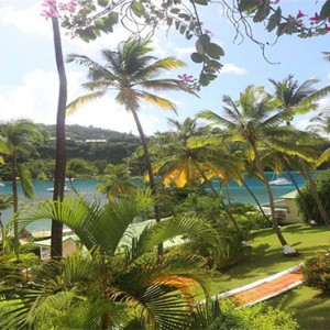 Marigot Beach Club - Luxury St Lucia honeymoon packages - aerial view1