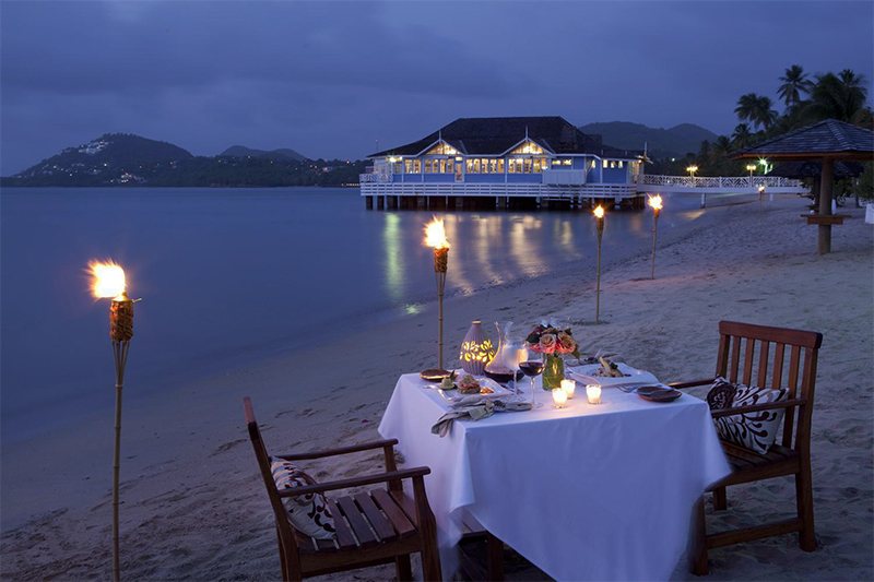 SANDALS HALCYON BEACH, ST LUCIA