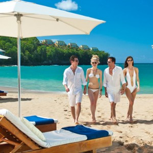 beach 6 - sandals regency la toc - luxury st lucia honeymoons