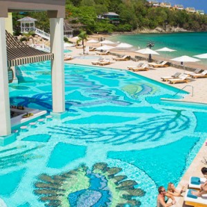 pool - sandals regency la toc - luxury st lucia honeymoons