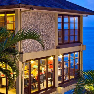 restaurant - sandals regency la toc - luxury st lucia honeymoons