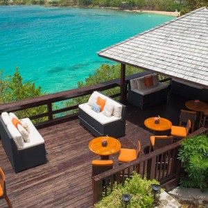 sitting area - sandals regency la toc - luxury st lucia honeymoons