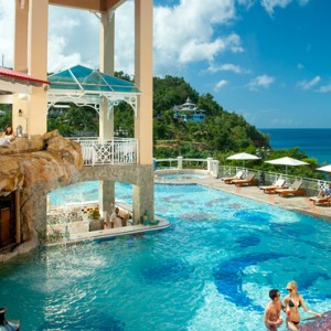 sunset bluff - sandals regency la toc - luxury st lucia honeymoons