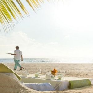 Beach Picnic Outrigger Konotta Maldives Resort Maldives Honeymoons