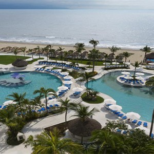 Hard Rock Hotel Vallarta - Luxury Mexico Honeymoon Packages - aerial view