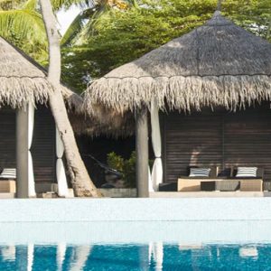 Poolside Dining Outrigger Konotta Maldives Resort Maldives Honeymoons