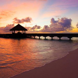 Sunset Jetty Outrigger Konotta Maldives Resort Maldives Honeymoons