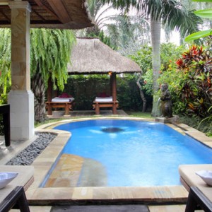 deluxe pool villa 5 - furama villas and spa - luxury bali honeymoon packages