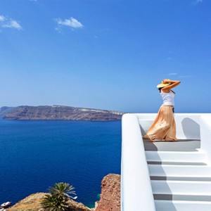 Charisma Suites Santorini - Luxury Greece Honeymoon packages - stunning view2