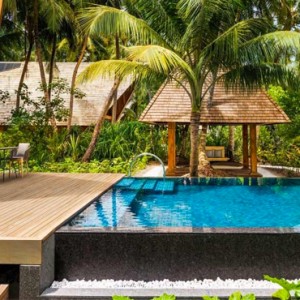 Garden Villa with Pool - st regis maldives vommuli - luxury maldives holidays