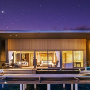 Sunset Overwater Villa With Pool - st regis maldives vommuli - luxury maldives holidays