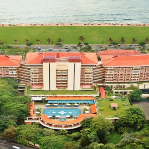 Taj Samudra Colomba - Luxury Sri Lanka Honeymoon Packages - Aerial view