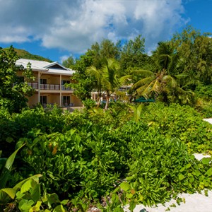 Acajou Beach Resort - Luxury Seychelles Honeymoon Packages - hotel exterior