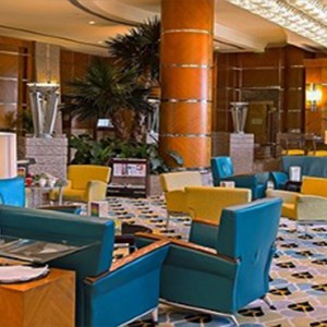 Hilton Dubai The Walk - Luxury Dubai Honeymoon Packages - AXIS lobby lounge