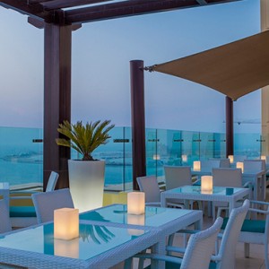 Hilton Dubai The Walk - Luxury Dubai Honeymoon Packages - pure terrace