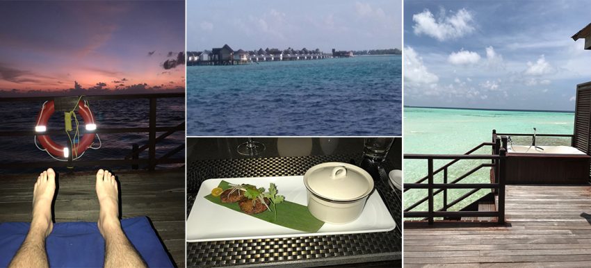 Leigh Maldives fam trip 2017 dining