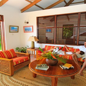 Southfield Estate Resort - Luxury St Lucia honeymoon Packages - One bedroom villa with hillside ocean view living area