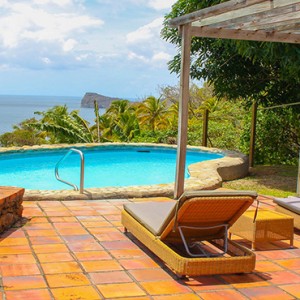 Southfield Estate Resort - Luxury St Lucia honeymoon Packages - One bedroom villa with hillside ocean view view