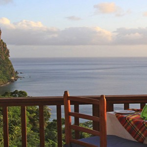 Southfield Estate Resort - Luxury St Lucia honeymoon Packages - Restaurant views