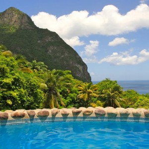 Southfield Estate Resort - Luxury St Lucia honeymoon Packages - couple in pool