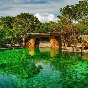 Uga Chena Huts Yala - Luxury Sri Lanka Honeymoon packages - resort pool