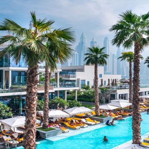 aerial view - FIVE Palm jumeirah Dubai - Luxury Dubai Honeymoon Packages