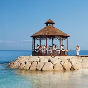 Jamaica Honeymoon Packages Secrets St James Montego Bay Wedding Couple Gazebo1