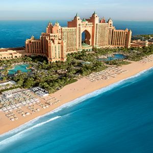Aerial View Atlantis The Palm Dubai Dubai Honeymoons