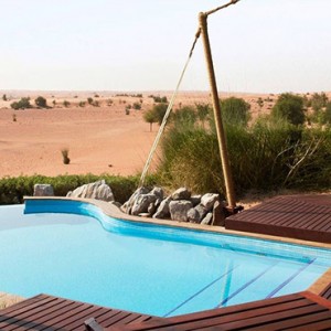Al Maha Resort and Spa - Luxury Dubai Honeymoon Packages - Bedouin suite pool