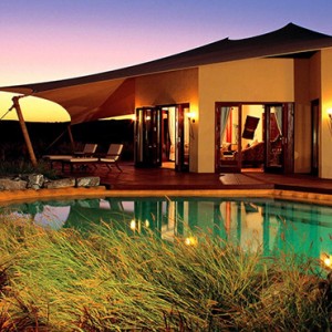 Al Maha Resort and Spa - Luxury Dubai Honeymoon Packages - exterior suite pool