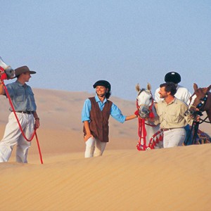 Al Maha Resort and Spa - Luxury Dubai Honeymoon Packages - horse riding