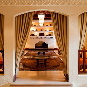 Al Maha Resort and Spa - Luxury Dubai Honeymoon Packages - living area