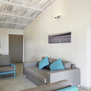 Astroea beach - Luxury Mauritius Honeymoon Packages - Bungalow Living room