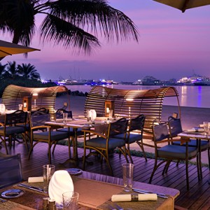 Beach Bar & Grill - One and Only Royal Mirage - Luxury Dubai Honeymoon Packages