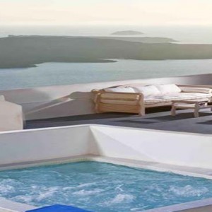 Cliff Side Suites Santorini - Luxury Greece Honeymoon Packages - private pool