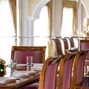 Dubai Honeymoon Packages Jumeirah Zabeel Saray Grand Imperial Suite Dining Room 1