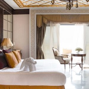 Dubai Honeymoon Packages Jumeirah Zabeel Saray Grand Imperial Suite Bedroom 1