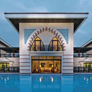 Dubai Honeymoon Packages Jumeirah Zabeel Saray Pool Exterior