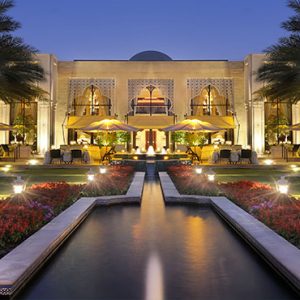 Dubai Honeymoon Packages One&Only Royal Mirage Hotel Exterior At Night