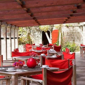 Golden Rock Inn - Luxury Nevis Honeymoon Packages - Rock restaurant1