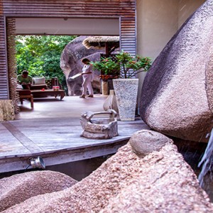 Le Domaine de L'Orangeraie - Luxury seychelles honeymoon packages - Spa lobby