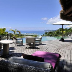 Le Domaine de L'Orangeraie - Luxury seychelles honeymoon packages - Villa with pool and view