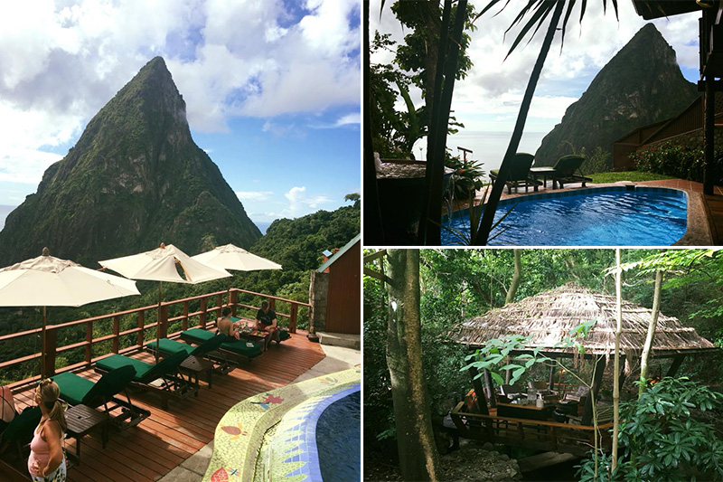 Natasha shares her experiences - St Lucia honeymoons - Ladera resort - location