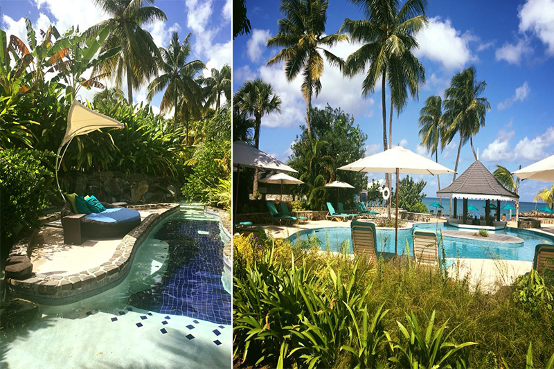 Natasha shares her experiences - St Lucia honeymoons - Rendezvous - pool1