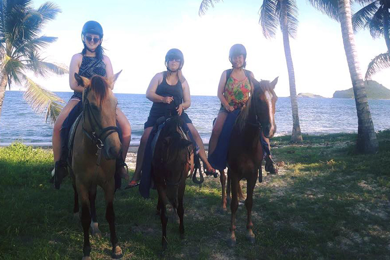 Natasha shares her experiences - St Lucia honeymoons - horseback riding