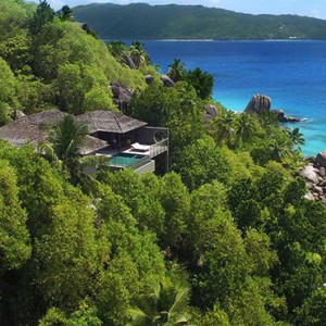 Ocean Front Pool Villa 2 - six senses zil pasyon - luxury seychelles honeymoon packages