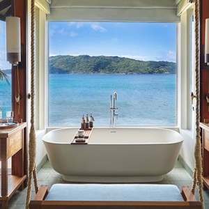 Ocean Front Pool Villa 6 - six senses zil pasyon - luxury seychelles honeymoon packages