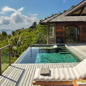 Panorama PoolVilla - six senses zil pasyon - luxury seychelles honeymoon packages