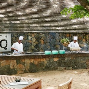 The Ravenala Attitude - Luxury mauritius honeymon packages - Beach BBQ