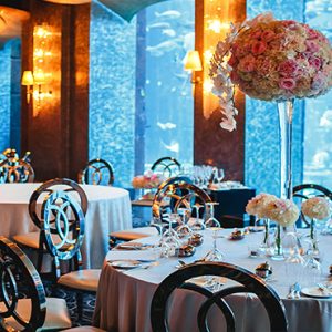 Wedding Reception At Ossiano Restaurant2 Atlantis The Palm Dubai Dubai Honeymoons